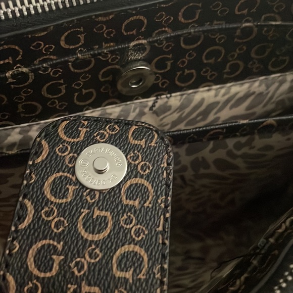 New! Guess Los Angeles Large Diem Logo Print Tote, RARE, - Picture 6 of 7